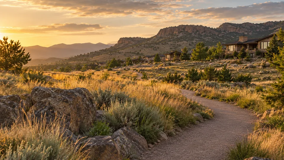 Editorial Front Range residential lifestyle image for Living and Buying Real Estate in Candelas real estate guidance