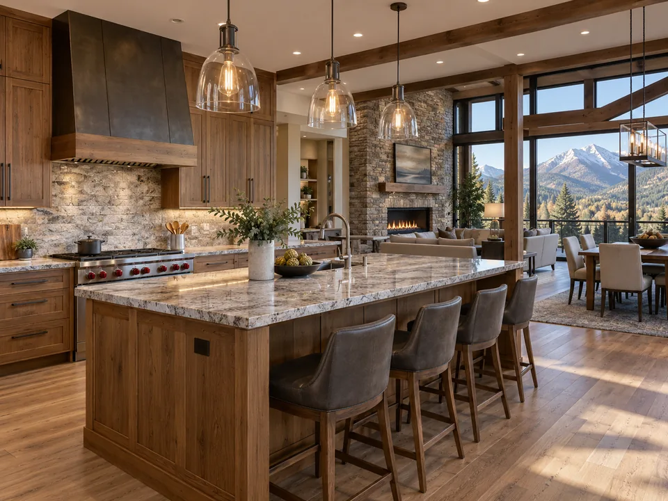 Editorial Colorado luxury-home interior illustrating buyer and private-search planning for Broomfield
