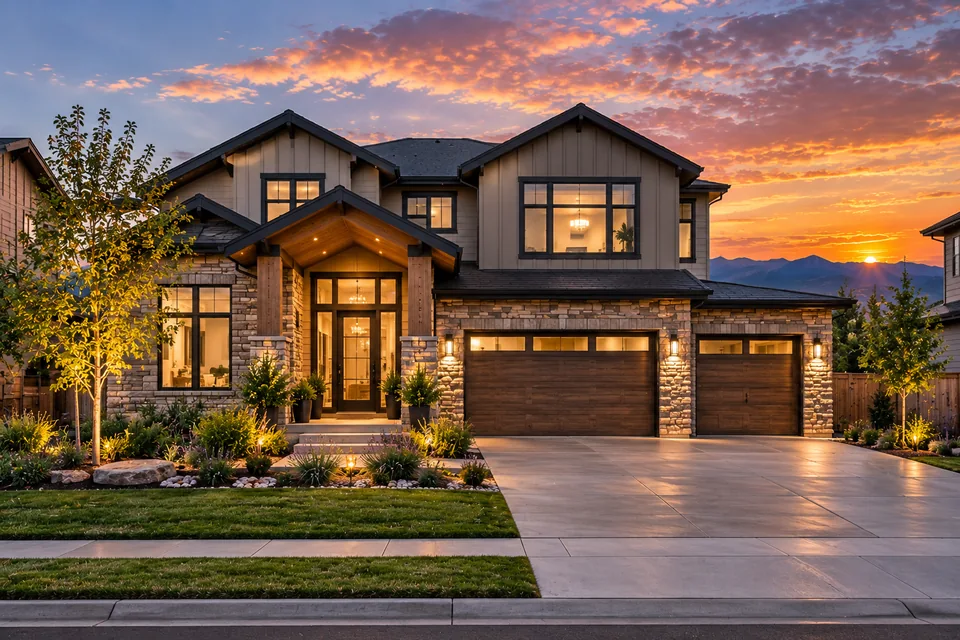 Editorial Colorado luxury-home interior illustrating buyer and private-search planning for Westminster
