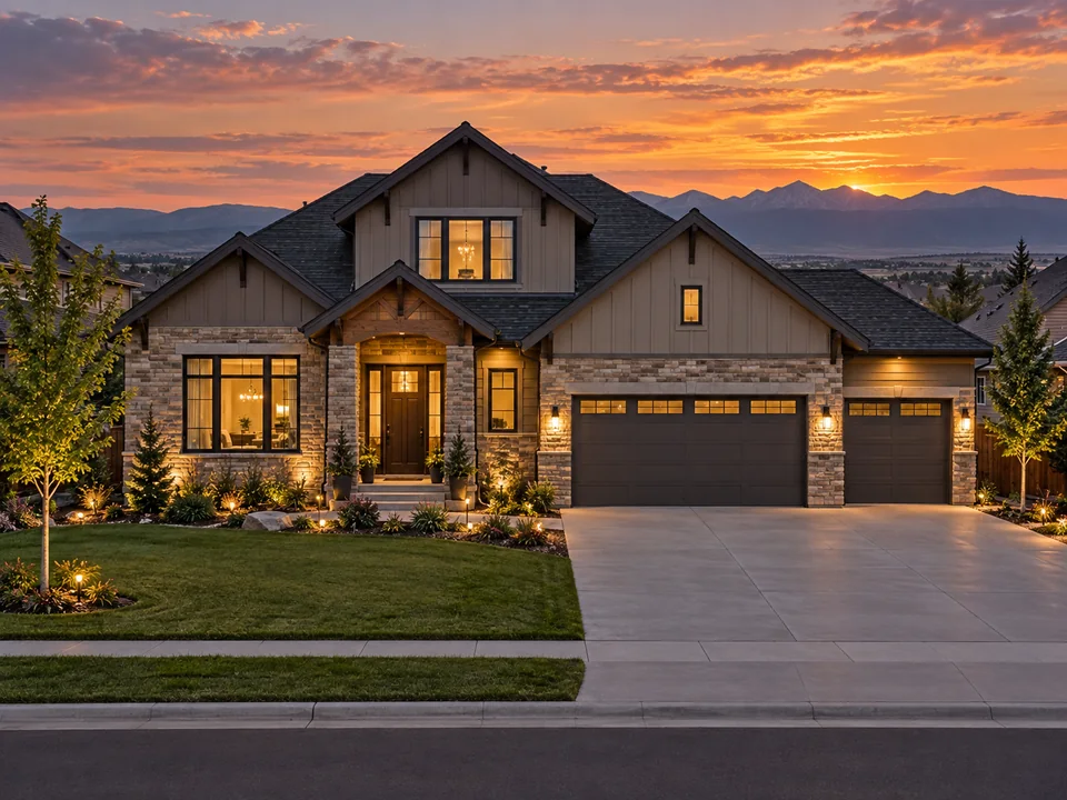 Editorial Colorado residential photography supporting The Broadlands Real Estate