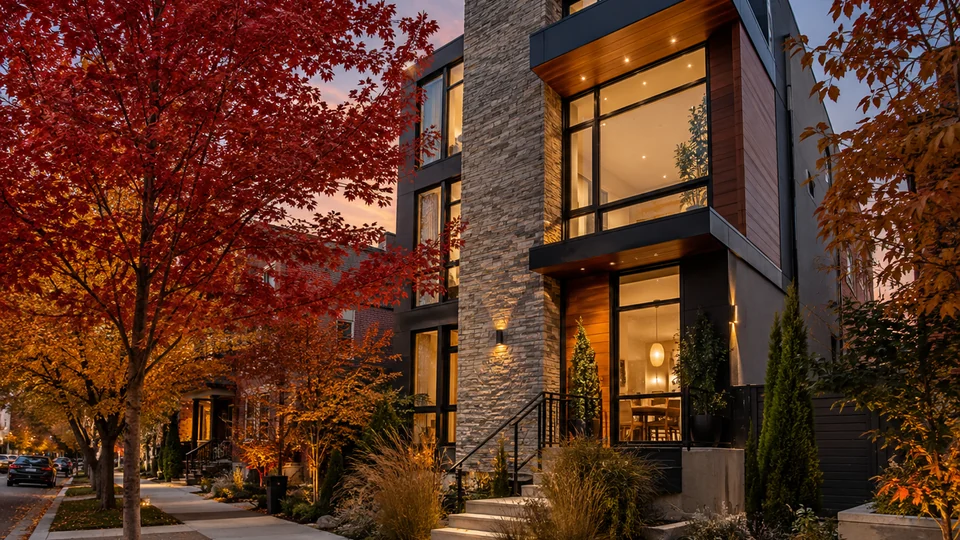 Editorial modern Colorado residence illustrating infill and newer-home comparisons for Golden