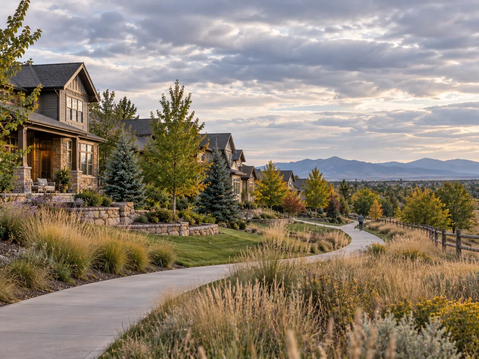 Editorial Colorado residential scene supporting legacy ridge residential context