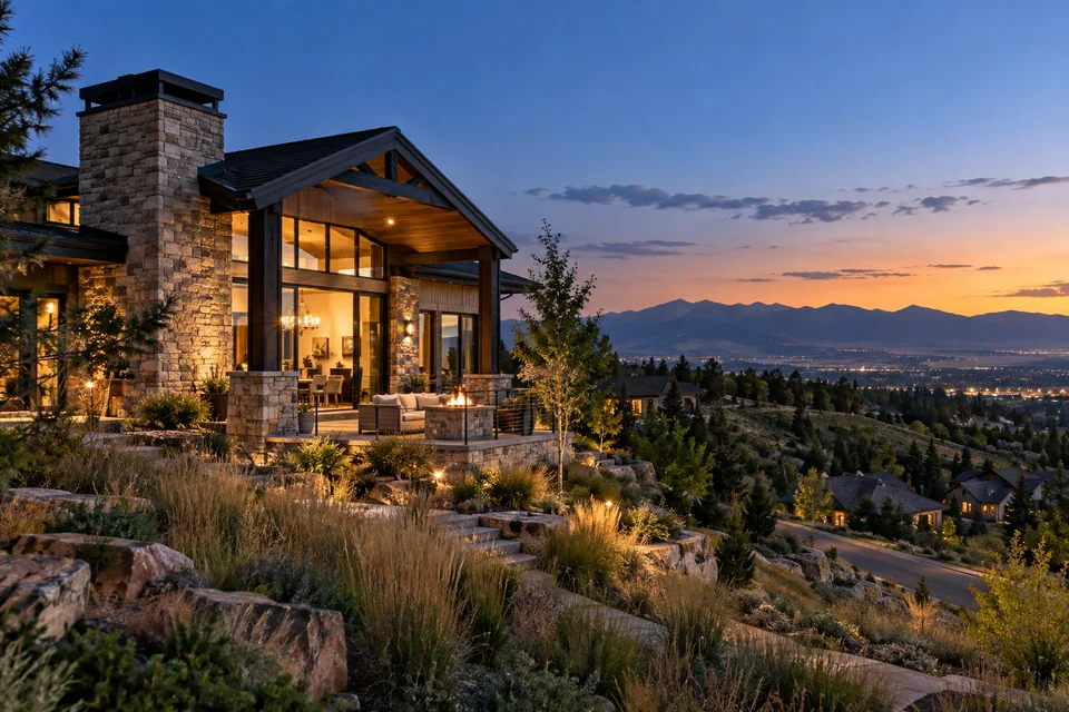 Colorado residential neighborhood editorial image