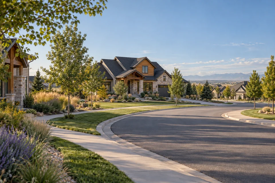 Editorial north-metro trail and green-space community scene