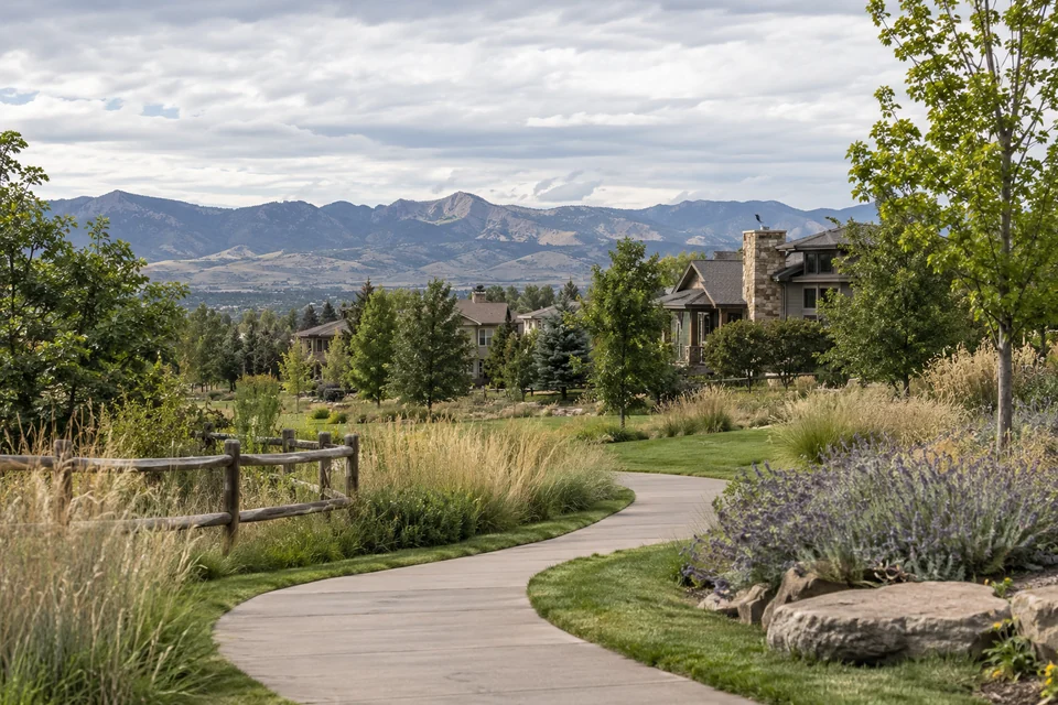 Editorial Golden-area foothill trail and open-space scene