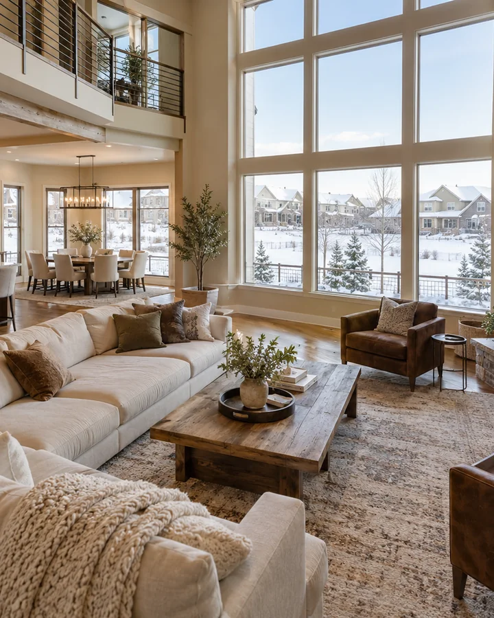 Editorial home interior illustrating private-search planning for Anthem Highlands, Broomfield